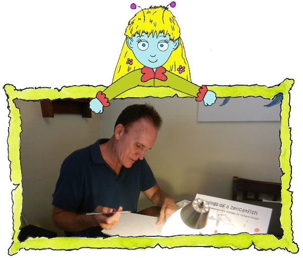 Richard Kinsey sketching